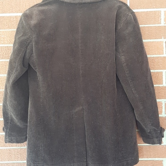 GAP Size XS Corduroy Button-Up Brown Womens Coat - Picture 5 of 6